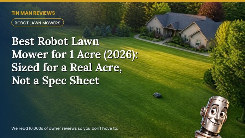 Best Robot Lawn Mower for 1 Acre (2026): Sized for a Real Acre, Not a Spec Sheet