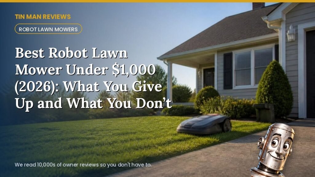 Best Robot Lawn Mower Under $1,000 (2026): What You Give Up and What You Don’t